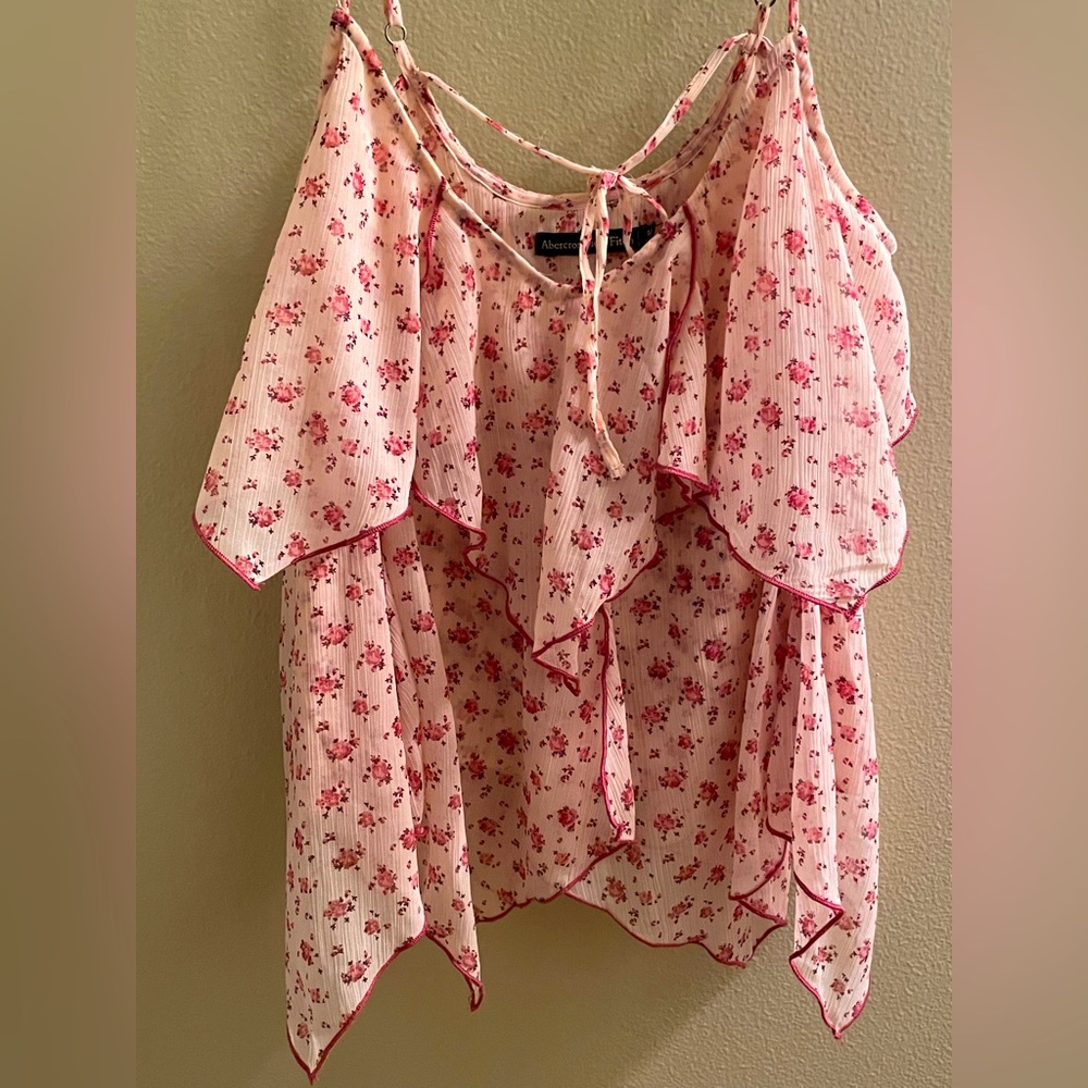 Floral tank top by Abercrombie